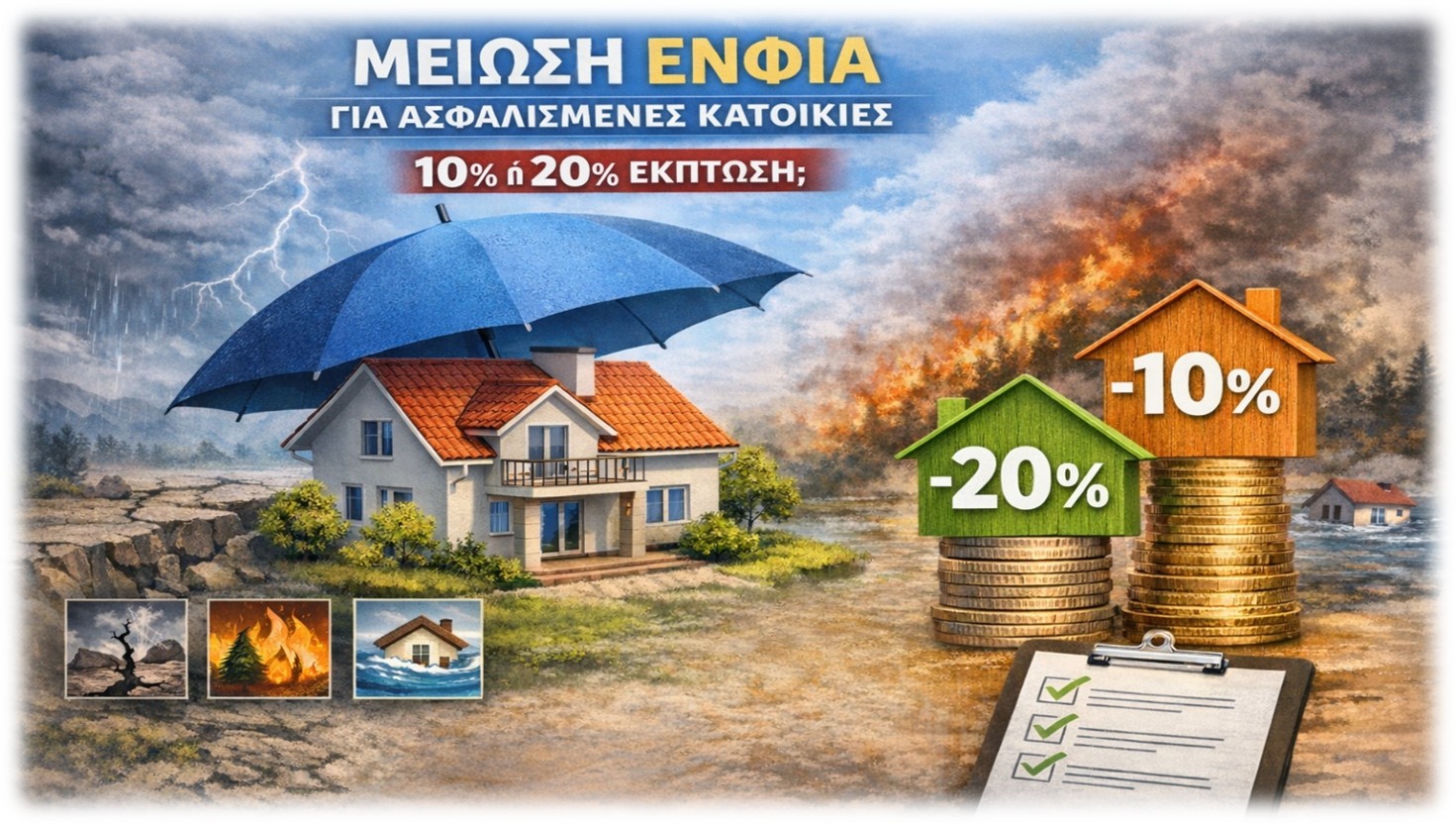 Μείωση ΕΝΦΙΑ Για Ασφαλισμένες Κατοικίες – Πλήρης Οδηγός